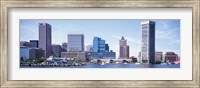 USA, Maryland, Baltimore, Skyscrapers along the Inner Harbor Fine Art Print