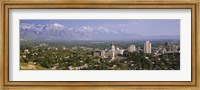 High angle view of a city, Salt Lake City, Utah, USA Fine Art Print