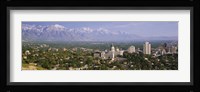 High angle view of a city, Salt Lake City, Utah, USA Fine Art Print
