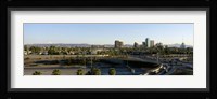 Traffic moving on the road, Phoenix, Arizona, USA Fine Art Print