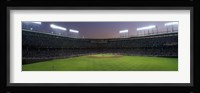 Spectators watching a baseball match in a stadium, Wrigley Field, Chicago, Cook County, Illinois, USA Fine Art Print