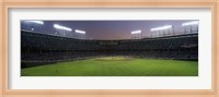 Spectators watching a baseball match in a stadium, Wrigley Field, Chicago, Cook County, Illinois, USA Fine Art Print