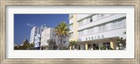 Art Deco Hotels, Ocean Drive, Florida, USA Fine Art Print