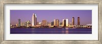 Skyscrapers in a city, San Diego, San Diego County, California, USA Fine Art Print