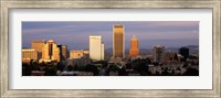 Cityscape at sunset, Portland, Multnomah County, Oregon, USA Fine Art Print
