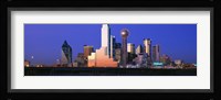Night skyline, Dallas, Texas Fine Art Print