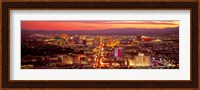 Aerial Las Vegas NV USA Fine Art Print