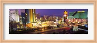 MGM Grand and Roller Coaster, Las Vegas Fine Art Print