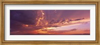 Low angle view of clouds at sunset, Phoenix, Arizona, USA Fine Art Print