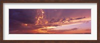Low angle view of clouds at sunset, Phoenix, Arizona, USA Fine Art Print