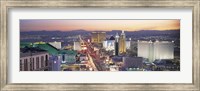 The Strip at dusk, Las Vegas NV Fine Art Print