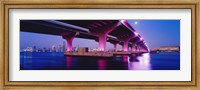 MacArthur Causeway Biscayne Bay Miami FL USA Fine Art Print