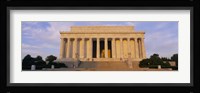 Facade of a memorial building, Lincoln Memorial, Washington DC, USA Fine Art Print