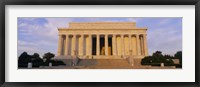 Facade of a memorial building, Lincoln Memorial, Washington DC, USA Fine Art Print