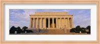 Facade of a memorial building, Lincoln Memorial, Washington DC, USA Fine Art Print