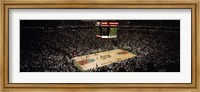 Spectators watching a basketball match, Key Arena, Seattle, King County, Washington State, USA Fine Art Print