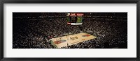 Spectators watching a basketball match, Key Arena, Seattle, King County, Washington State, USA Fine Art Print
