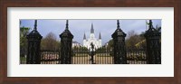 Facade of a church, St. Louis Cathedral, New Orleans, Louisiana, USA Fine Art Print