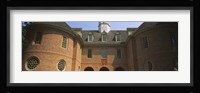Low angle view of a government building, Capitol Building, Colonial Williamsburg, Virginia, USA Fine Art Print