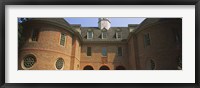 Low angle view of a government building, Capitol Building, Colonial Williamsburg, Virginia, USA Fine Art Print