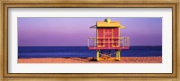 Lifeguard Hut, Miami Beach, Florida, USA Fine Art Print