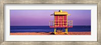 Lifeguard Hut, Miami Beach, Florida, USA Fine Art Print