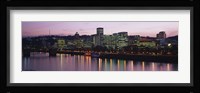 Buildings at Night, Portland, Oregon Fine Art Print