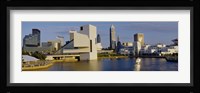 Buildings In A City, Cleveland, Ohio Fine Art Print