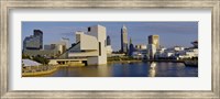Buildings In A City, Cleveland, Ohio Fine Art Print