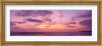 Clouds in the sky at sunset, Pacific Beach, San Diego, California, USA Fine Art Print