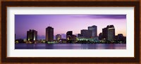 Dusk Skyline, New Orleans, Louisiana, USA Fine Art Print