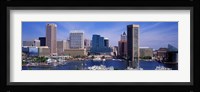 Inner Harbor Federal Hill Skyline Baltimore MD Fine Art Print