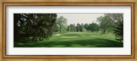 Sand trap at a golf course, Baltimore Country Club, Maryland, USA Fine Art Print