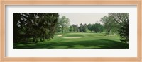 Sand trap at a golf course, Baltimore Country Club, Maryland, USA Fine Art Print