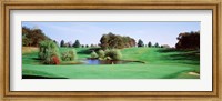 Pond at a golf course, Baltimore Country Club, Baltimore, Maryland, USA Fine Art Print