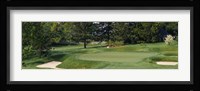 Sand traps on the golf course at Baltimore Country Club, Baltimore Fine Art Print
