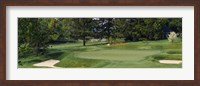 Sand traps on the golf course at Baltimore Country Club, Baltimore Fine Art Print