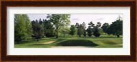 Sand traps on a golf course, Baltimore Country Club, Baltimore, Maryland Fine Art Print