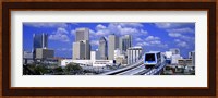 Metro Mover Shuttle Miami, Florida, USA Fine Art Print