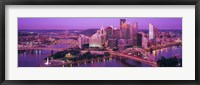 Dusk, Pittsburgh, Pennsylvania, USA Fine Art Print