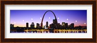 Skyline St Louis Missouri USA Fine Art Print