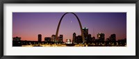 Night view of St Louis MO Fine Art Print