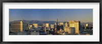 High Angle View Of Buildings In Las Vegas, Nevada Fine Art Print