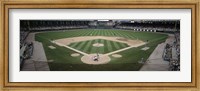 Baseball match in progress, U.S. Cellular Field, Chicago, Cook County, Illinois, USA Fine Art Print