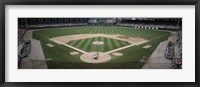 Baseball match in progress, U.S. Cellular Field, Chicago, Cook County, Illinois, USA Fine Art Print