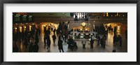 High angle view of a group of people in a station, Grand Central Station, Manhattan, New York City, New York State, USA Fine Art Print