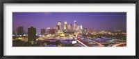 Twilight, Minneapolis, MN, USA Fine Art Print