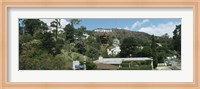 Low angle view of a hill, Hollywood Hills, City of Los Angeles, California, USA Fine Art Print