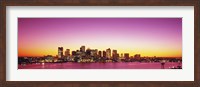 Sunset, Boston, Massachusetts, USA Fine Art Print