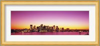 Sunset, Boston, Massachusetts, USA Fine Art Print